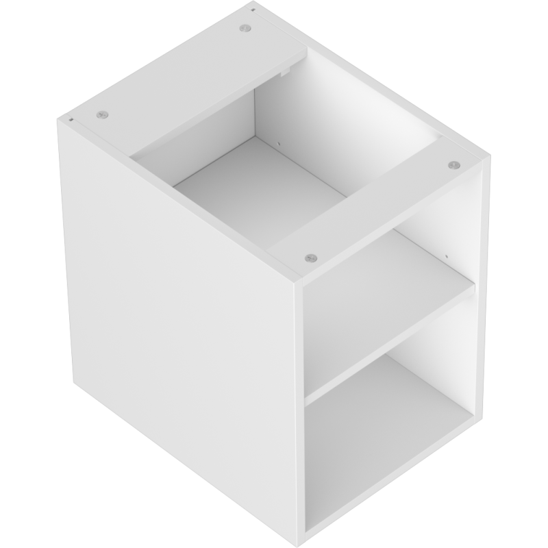 Mexen Box-A open cabinet with shelf 35 cm, white matt - 91AX2-0350-470-0-01