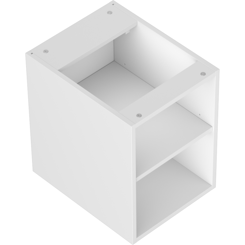 Mexen Box-A szafka otwarta z półką 35 cm, biała mat - 91AX2-0350-470-0-01