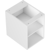 Mexen Box-A szafka otwarta z półką 35 cm, biała mat - 91AX2-0350-470-0-01