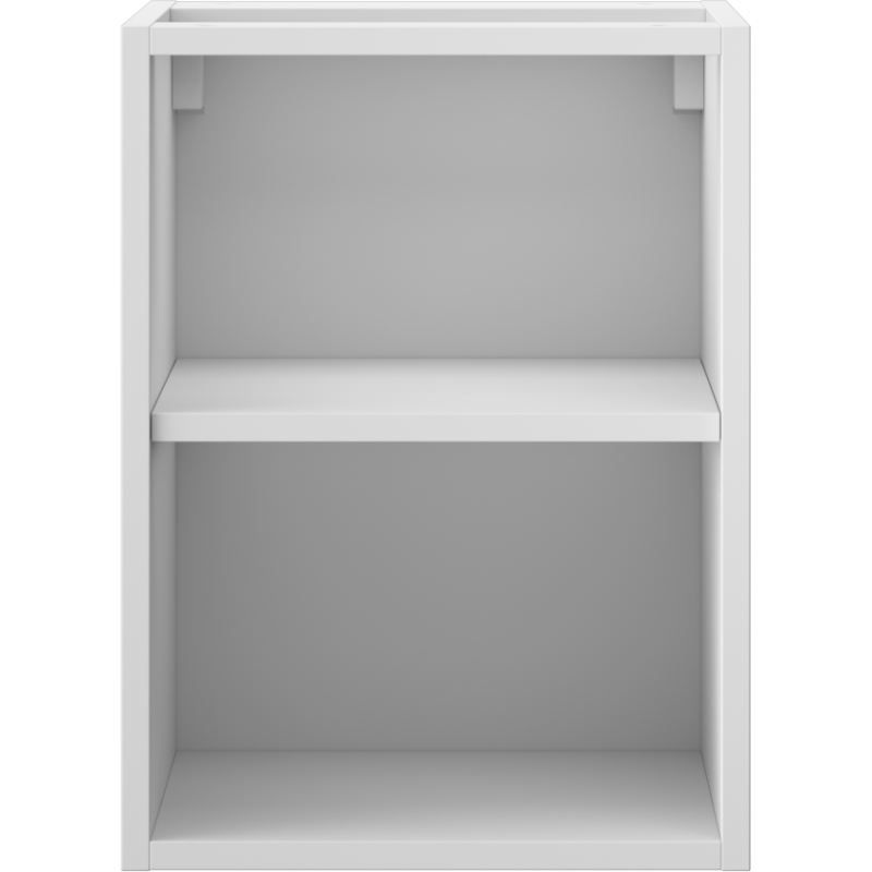 Mexen Box-A szafka otwarta z półką 35 cm, biała mat - 91AX2-0350-470-0-01