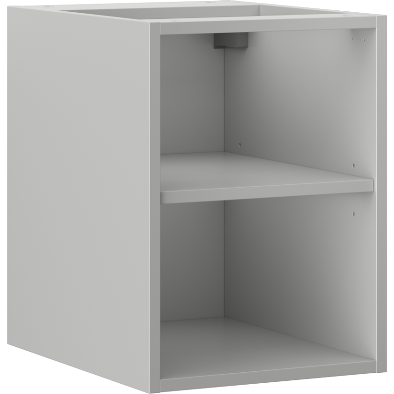 Mexen Box-A offener Schrank mit Regal 35 cm, grau matt - 91AX2-0350-470-0-62