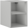 Mexen Box-A offener Schrank mit Regal 35 cm, grau matt - 91AX2-0350-470-0-62