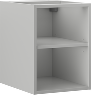 Mexen Box-A otvoreni ormarić s policom 35 cm, siva mat - 91AX2-0350-470-0-62