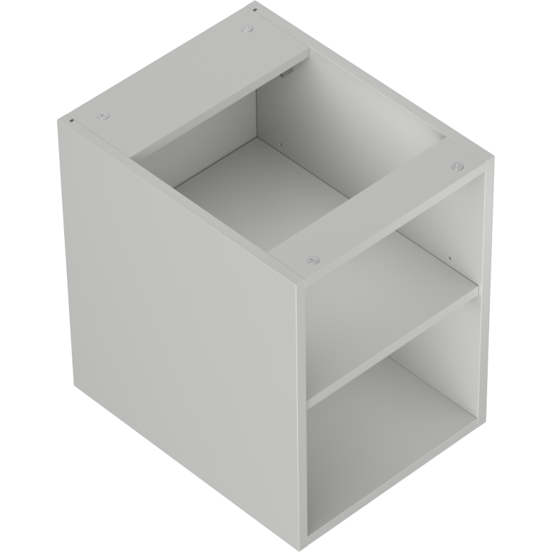 Mexen Box-A szafka otwarta z półką 35 cm, szara mat - 91AX2-0350-470-0-62