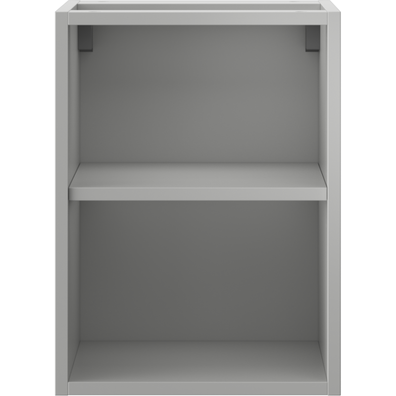 Mexen Box-A offene Schrank mit Regal 35 cm, grau matt - 91AX2-0350-470-0-62