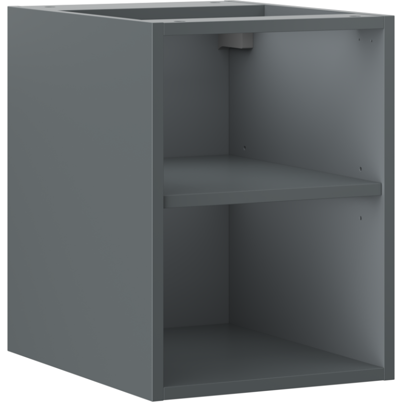 Mexen Box-A armario abierto con estante 35 cm, grafito mate - 91AX2-0350-470-0-66