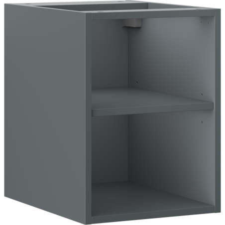 Mexen Box-A armadietto aperto con ripiano 35 cm, grafite opaco - 91AX2-0350-470-0-66