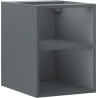 Mexen Box-A armario abierto con estante 35 cm, grafito mate - 91AX2-0350-470-0-66