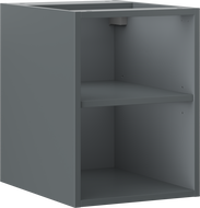 Mexen Box-A open kast met plank 35 cm, grafiet mat - 91AX2-0350-470-0-66