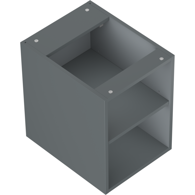 Mexen Box-A armadietto aperto con ripiano 35 cm, grafite opaco - 91AX2-0350-470-0-66