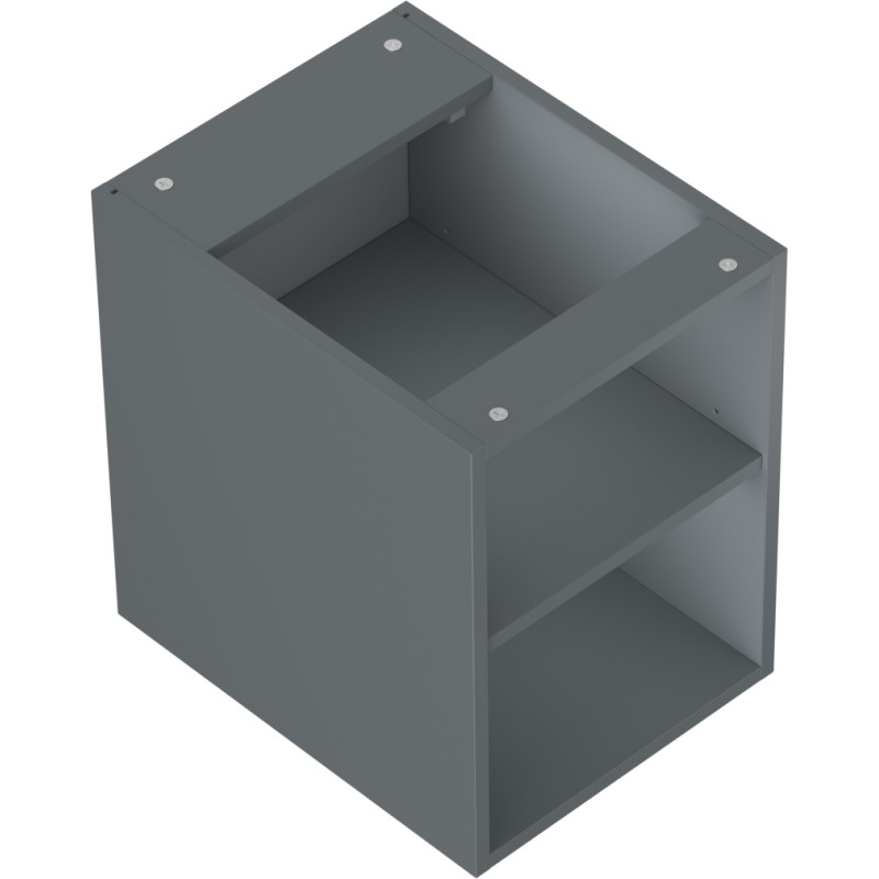 Mexen Box-A otvoreni ormar s policom 35 cm, mat grafit - 91AX2-0350-470-0-66