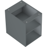 Mexen Box-A open kast met plank 35 cm, grafiet mat - 91AX2-0350-470-0-66