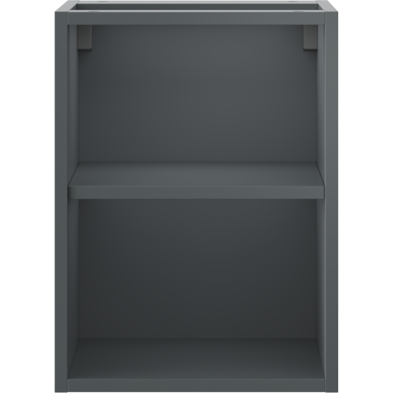 Mexen Box-A open cabinet with shelf 35 cm, matte graphite - 91AX2-0350-470-0-66