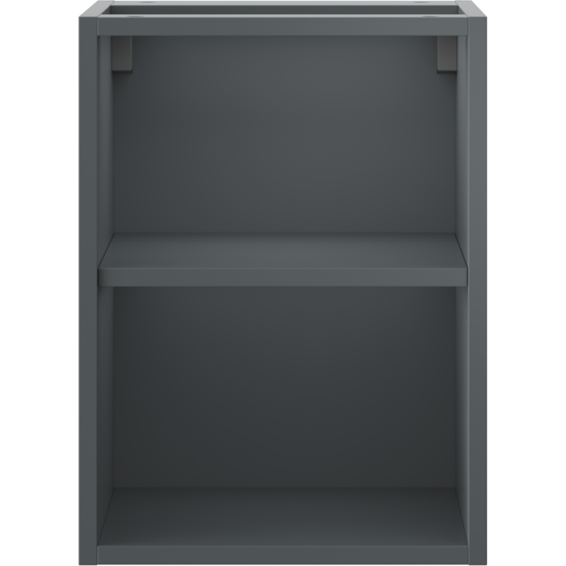 Mexen Box-A szafka otwarta z półką 35 cm, grafit mat - 91AX2-0350-470-0-66