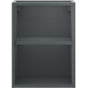 Mexen Box-A open kast met plank 35 cm, grafiet mat - 91AX2-0350-470-0-66