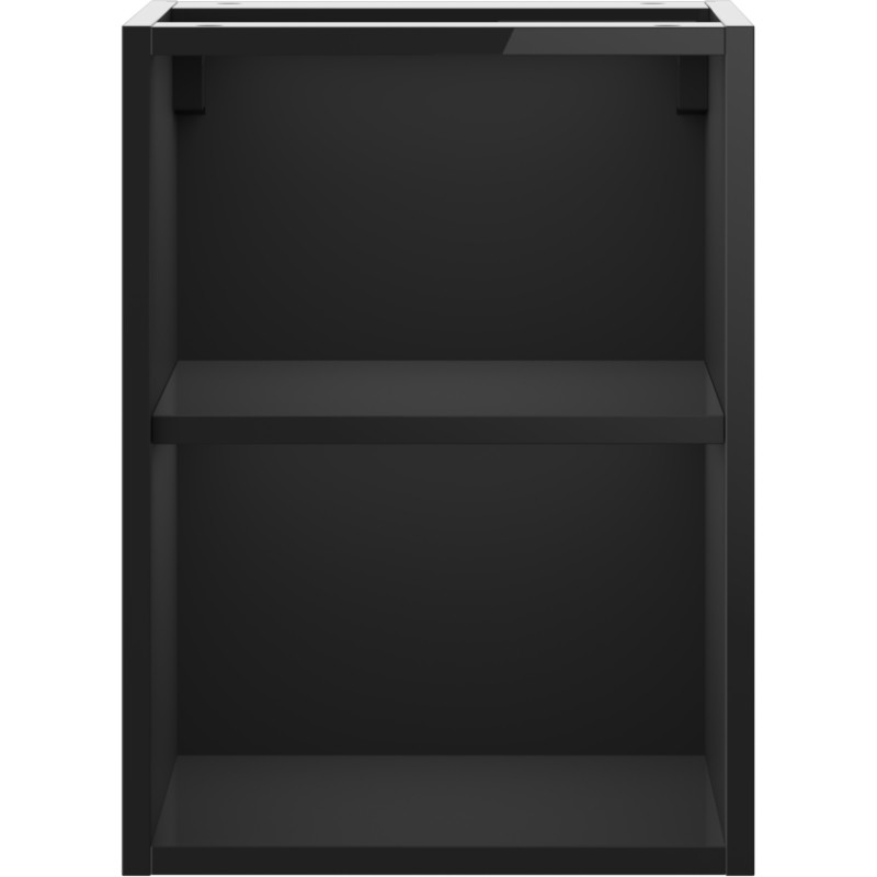 Mexen Box-A avatud kapp riiuliga 35 cm, must läige - 91AX2-0350-470-0-70