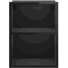 Mexen Box-A offener Schrank mit Regal 35 cm, schwarzer Glanz - 91AX2-0350-470-0-70