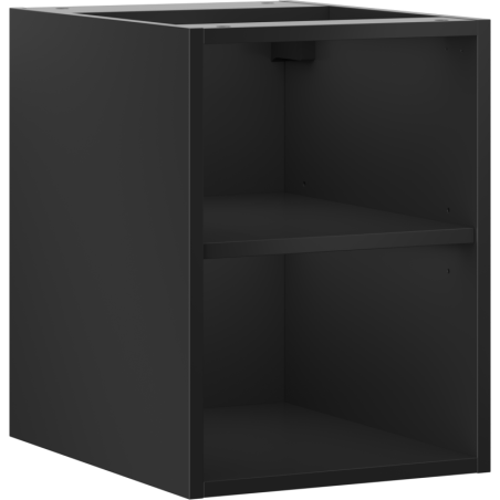 Mexen Box-A odprta omarica s polico 35 cm, črna mat - 91AX2-0350-470-0-71