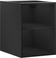 Mexen Box-A open kast met plank 35 cm, zwart mat - 91AX2-0350-470-0-71