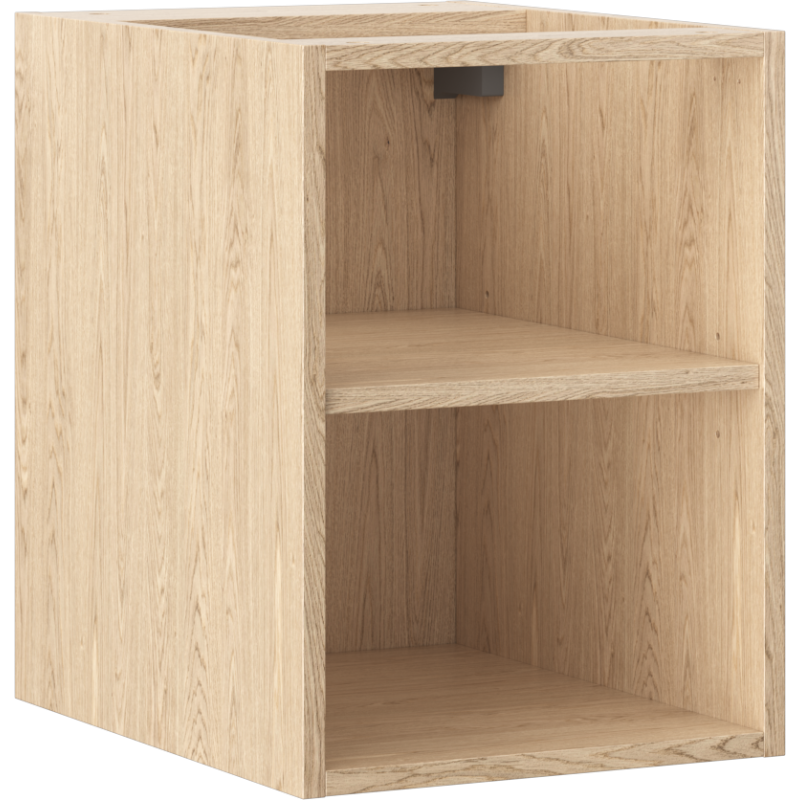 Mexen Box-A szafka otwarta z półką 35 cm, dąb - 91AX2-0350-470-0-81