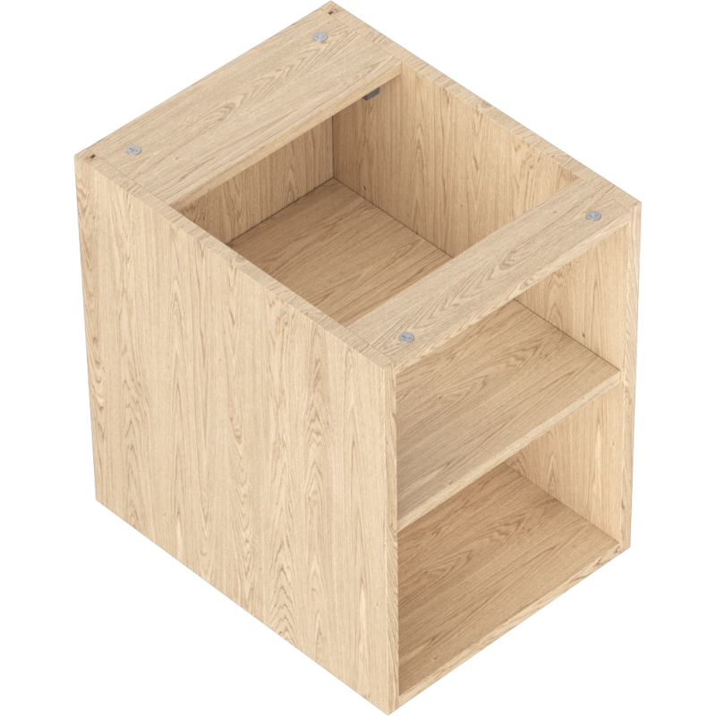 Mexen Box-A öppen skåp med hylla 35 cm, ek - 91AX2-0350-470-0-81