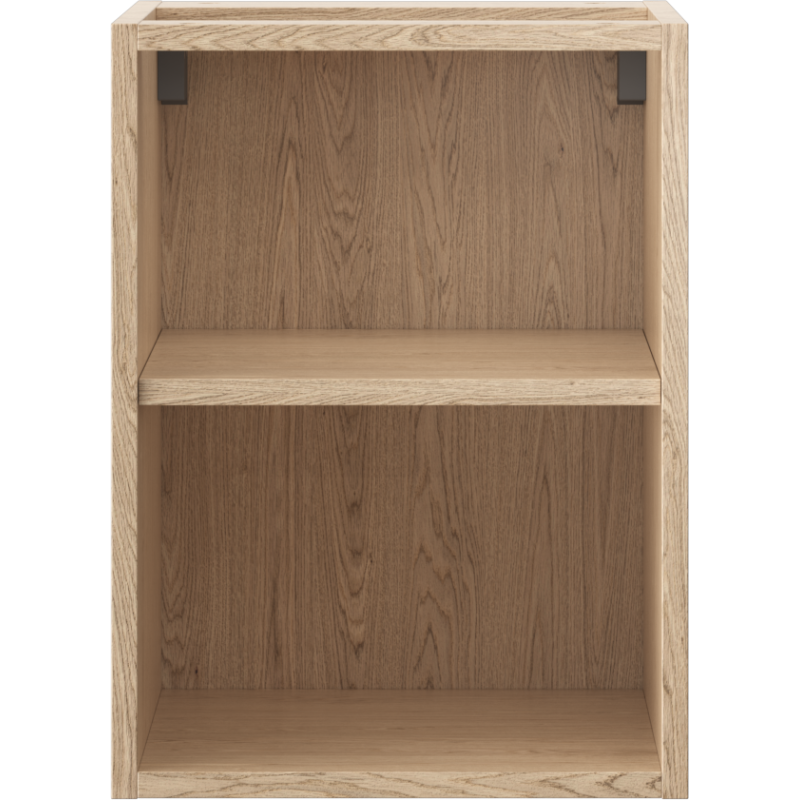 Mexen Box-A szafka otwarta z półką 35 cm, dąb - 91AX2-0350-470-0-81