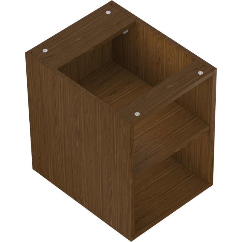 Mexen Box-A avatud kapp riiuliga 35 cm, pähkel - 91AX2-0350-470-0-86