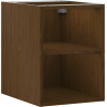 Mexen Box-A open cabinet with shelf 35 cm, walnut - 91AX2-0350-470-0-86