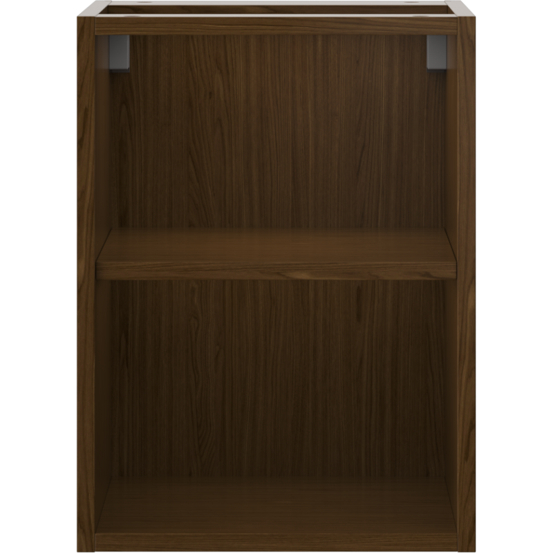 Mexen Box-A szafka otwarta z półką 35 cm, orzech - 91AX2-0350-470-0-86