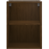 Mexen Box-A avatud kapp riiuliga 35 cm, pähkel - 91AX2-0350-470-0-86