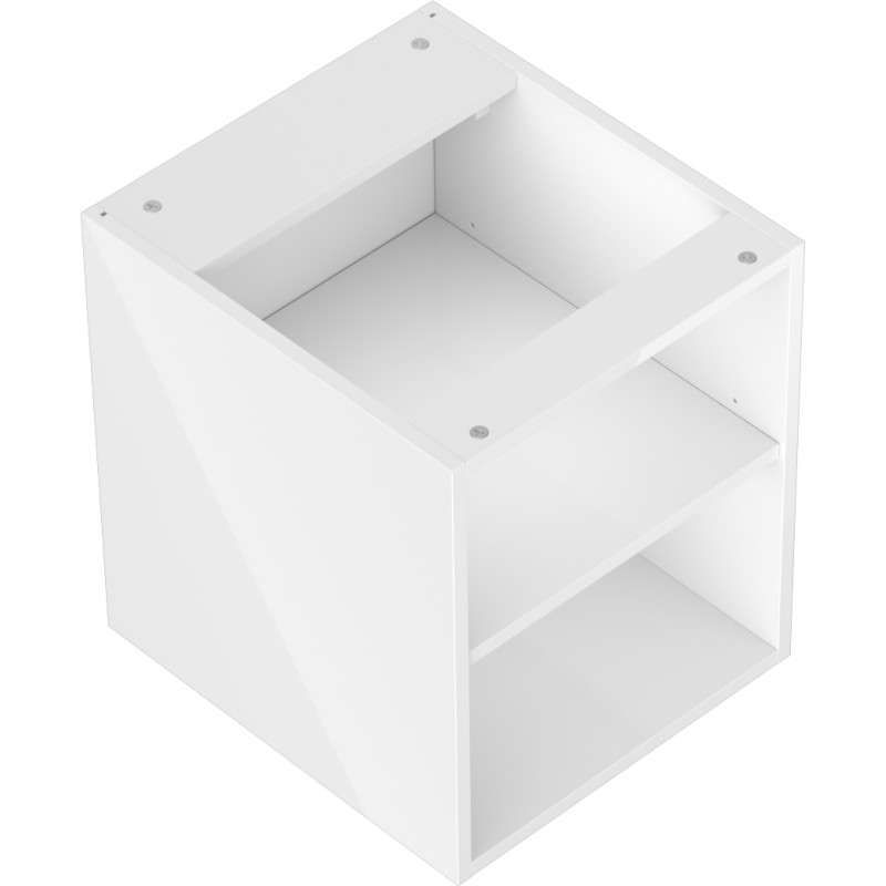 Mexen Box-A otvoreni ormarić s policom 40 cm, bijeli sjaj - 91AX2-0400-470-0-00