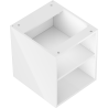 Mexen Box-A open cabinet with shelf 40 cm, white gloss - 91AX2-0400-470-0-00