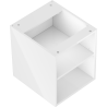 Mexen Box-A szafka otwarta z półką 40 cm, biała połysk - 91AX2-0400-470-0-00