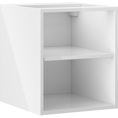 Mexen Box-A open cabinet with shelf 40 cm, white gloss - 91AX2-0400-470-0-00