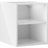 Mexen Box-A atvērts skapītis ar plauktu 40 cm, balts spīdīgs - 91AX2-0400-470-0-00
