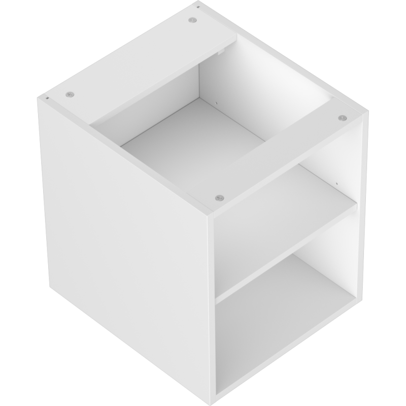 Mexen Box-A open cabinet with shelf 40 cm, white matte - 91AX2-0400-470-0-01