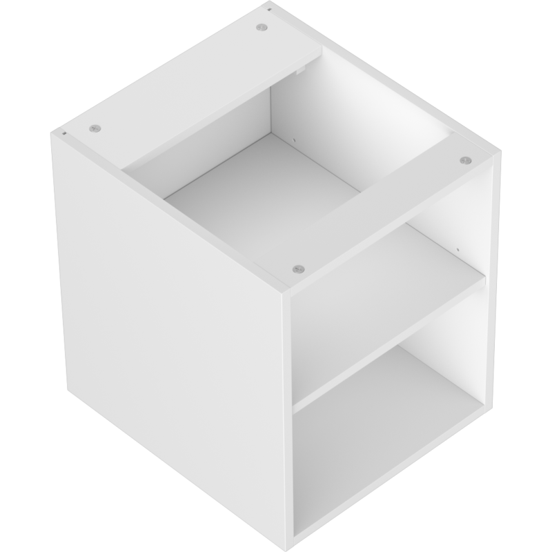 Mexen Box-A szafka otwarta z półką 40 cm, biała mat - 91AX2-0400-470-0-01