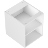 Mexen Box-A mobili aperti con mensola 40 cm, bianco opaco - 91AX2-0400-470-0-01