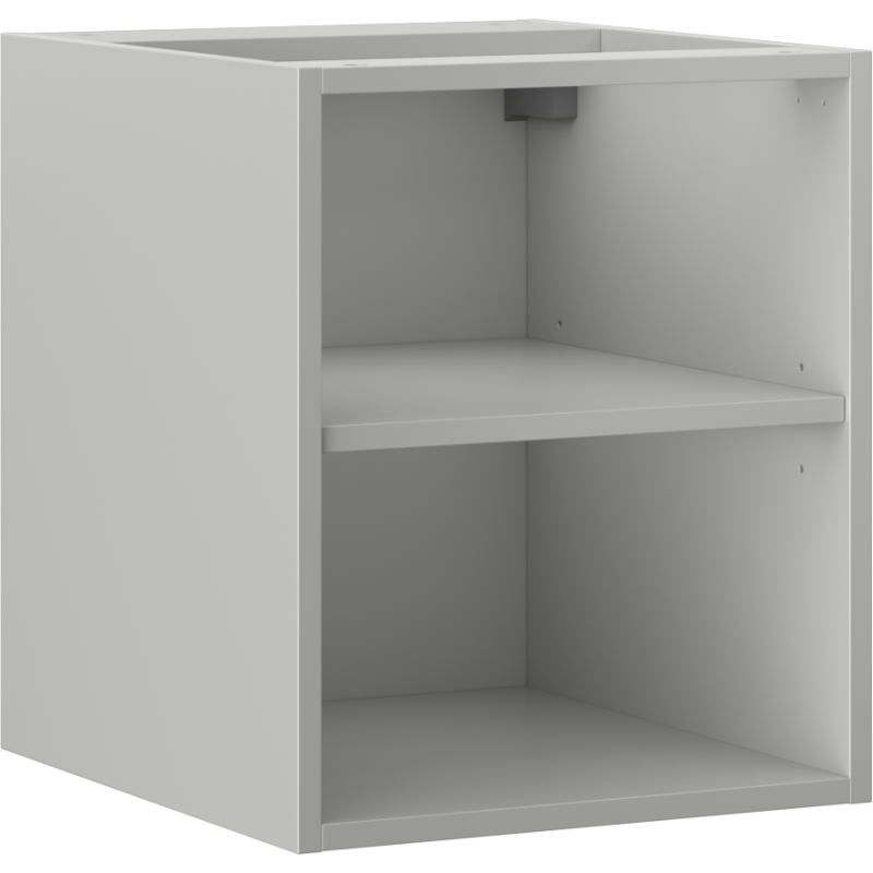 Mexen Box-A open cabinet with shelf 40 cm, matte grey - 91AX2-0400-470-0-62