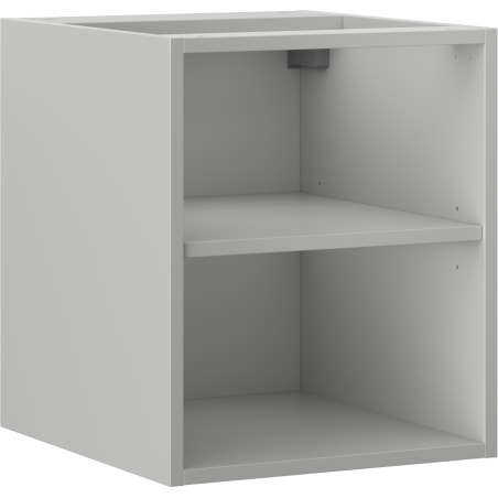 Mexen Box-A armário aberto com prateleira 40 cm, cinza mate - 91AX2-0400-470-0-62