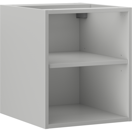 Mexen Box-A szafka otwarta z półką 40 cm, szara mat - 91AX2-0400-470-0-62