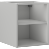 Mexen Box-A armario abierto con estante de 40 cm, gris mate - 91AX2-0400-470-0-62