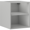 Mexen Box-A szafka otwarta z półką 40 cm, szara mat - 91AX2-0400-470-0-62