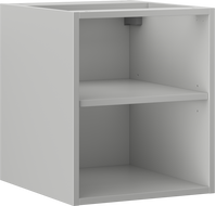Mexen Box-A offener Schrank mit Regal 40 cm, grau matt - 91AX2-0400-470-0-62