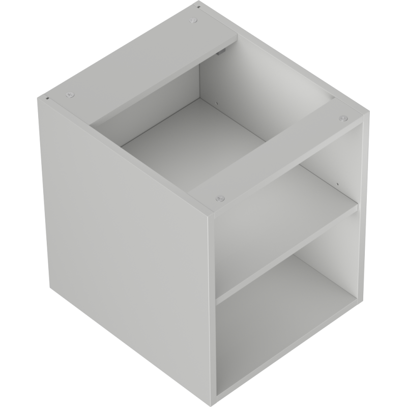 Mexen Box-A offener Schrank mit Regal 40 cm, grau matt - 91AX2-0400-470-0-62