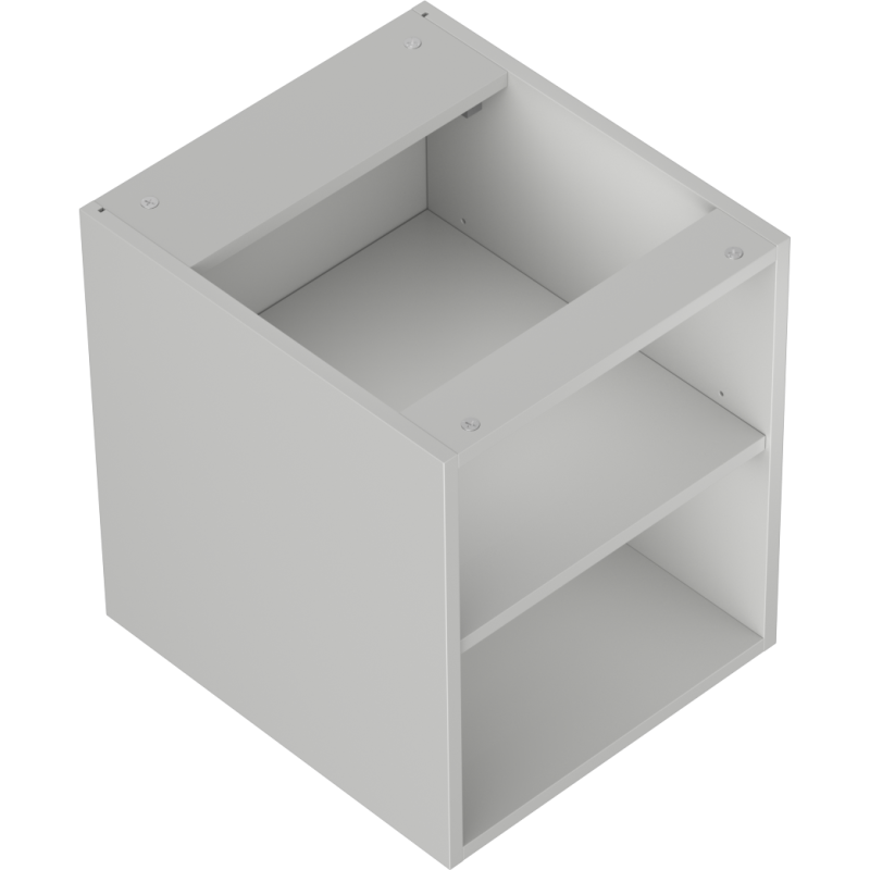 Mexen Box-A open cabinet with shelf 40 cm, matte grey - 91AX2-0400-470-0-62