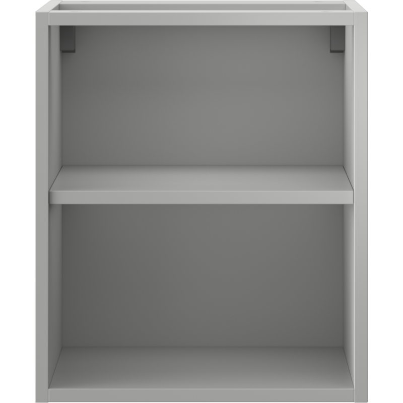 Mexen Box-A szafka otwarta z półką 40 cm, szara mat - 91AX2-0400-470-0-62