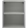 Mexen Box-A offene Schrank mit Regal 40 cm, grau matt - 91AX2-0400-470-0-62