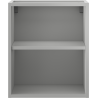 Mexen Box-A szafka otwarta z półką 40 cm, szara mat - 91AX2-0400-470-0-62