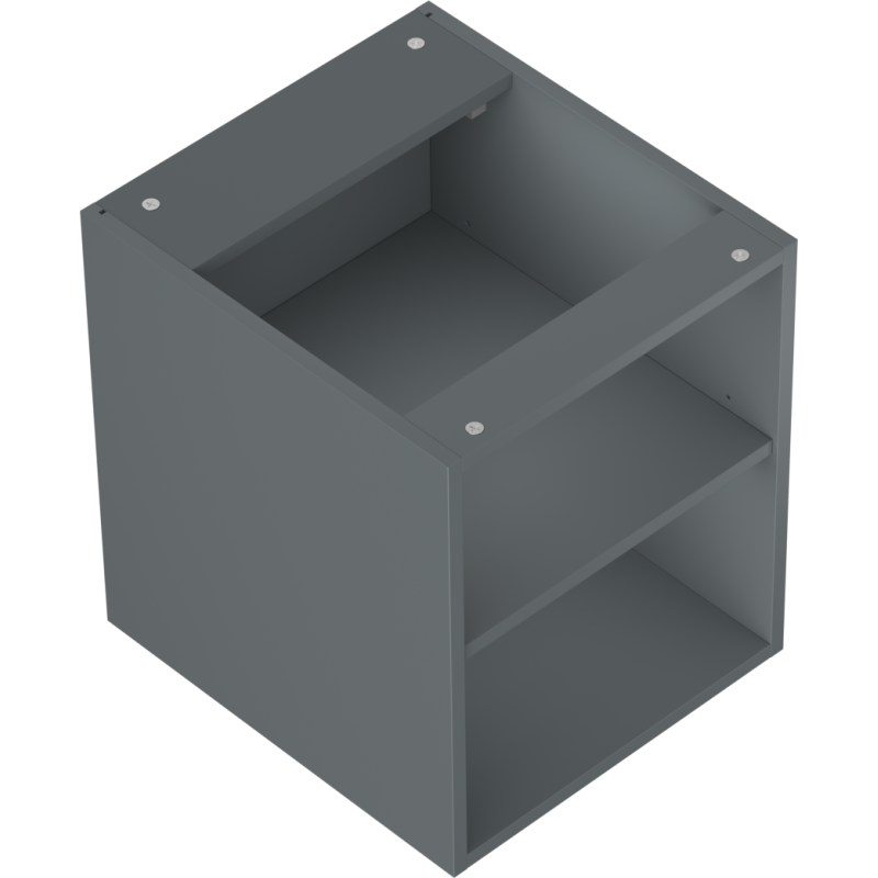 Mexen Box-A szafka otwarta z półką 40 cm, grafit mat - 91AX2-0400-470-0-66